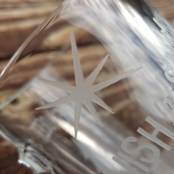 SOLS Starbucks 2009 Etched Glass Coffee Cups [2] - Picture 10 of 12